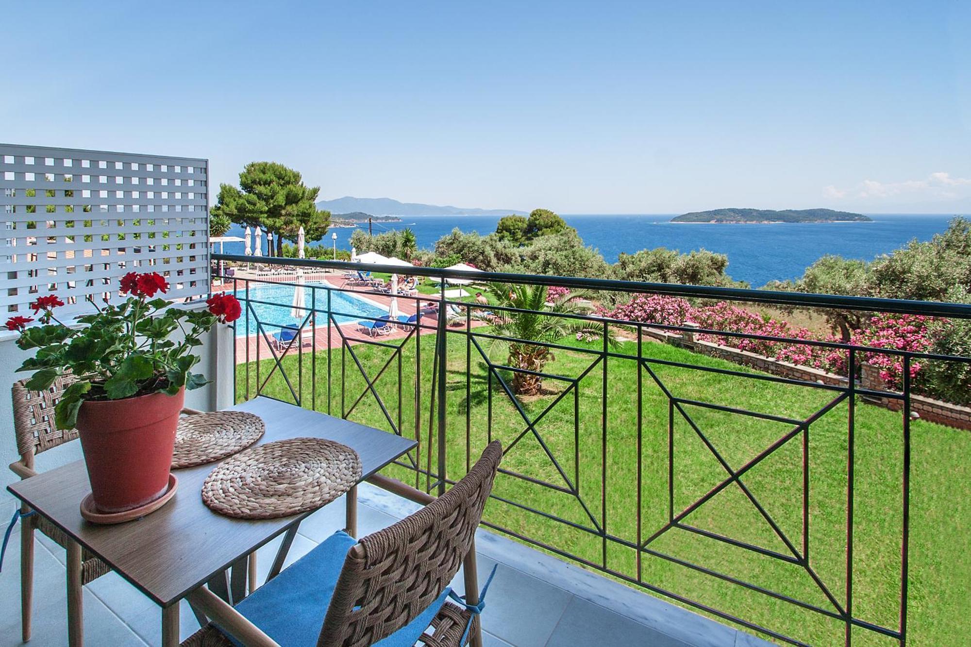 Azzurro Hotel Katsaros  Bagian luar foto
